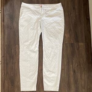 Lilly Pulitzer White Straight Leg Jeans